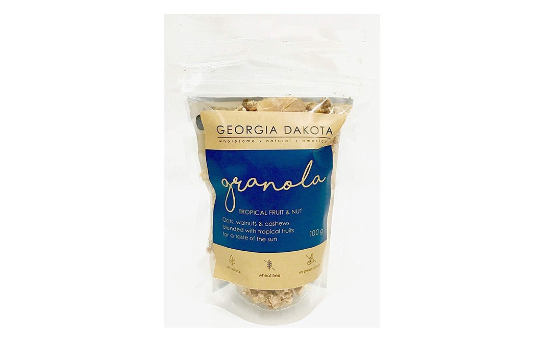 Georgia Dakota Granola - Tropical Fruit & Nut    Pack  100 grams